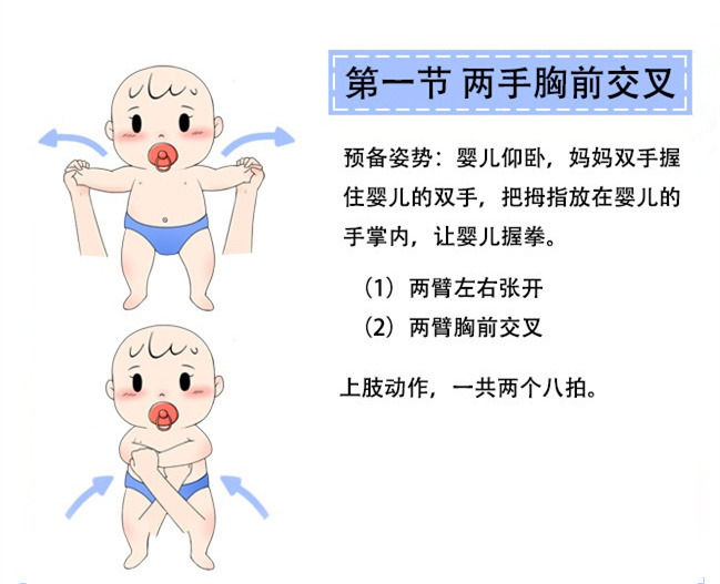 給寶寶做被動(dòng)操好處多，再不做就晚了